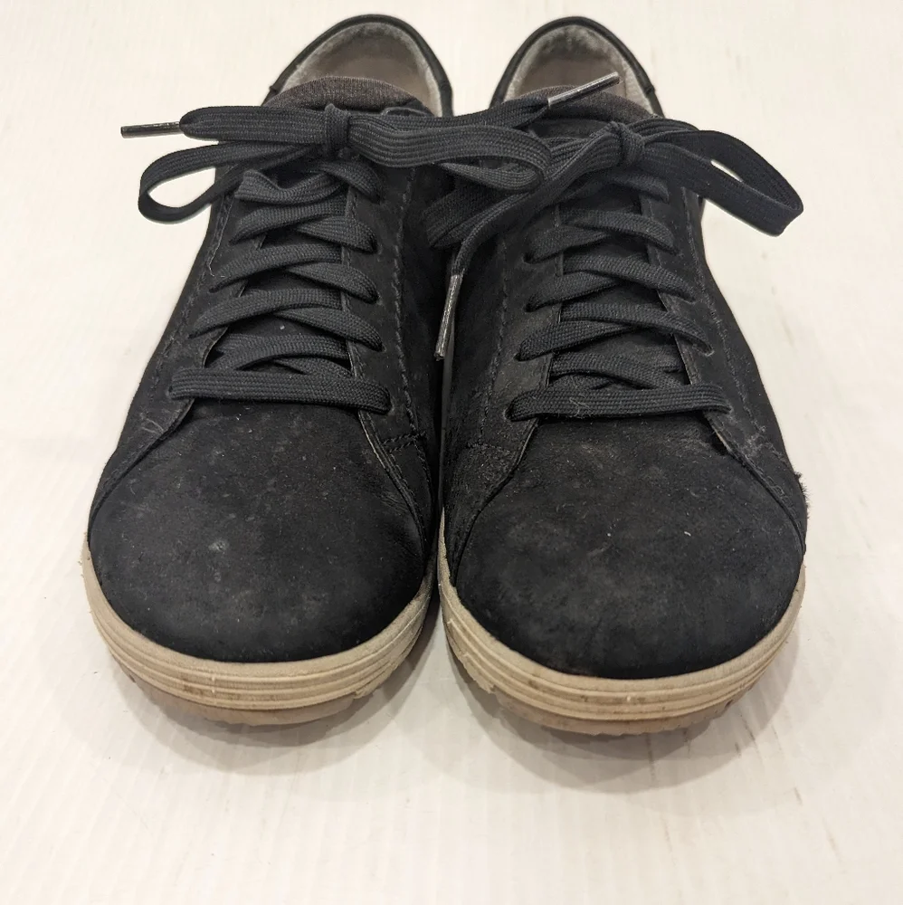 DANSKO Leela Women's Black Suede Lace-up Sneakers size 41